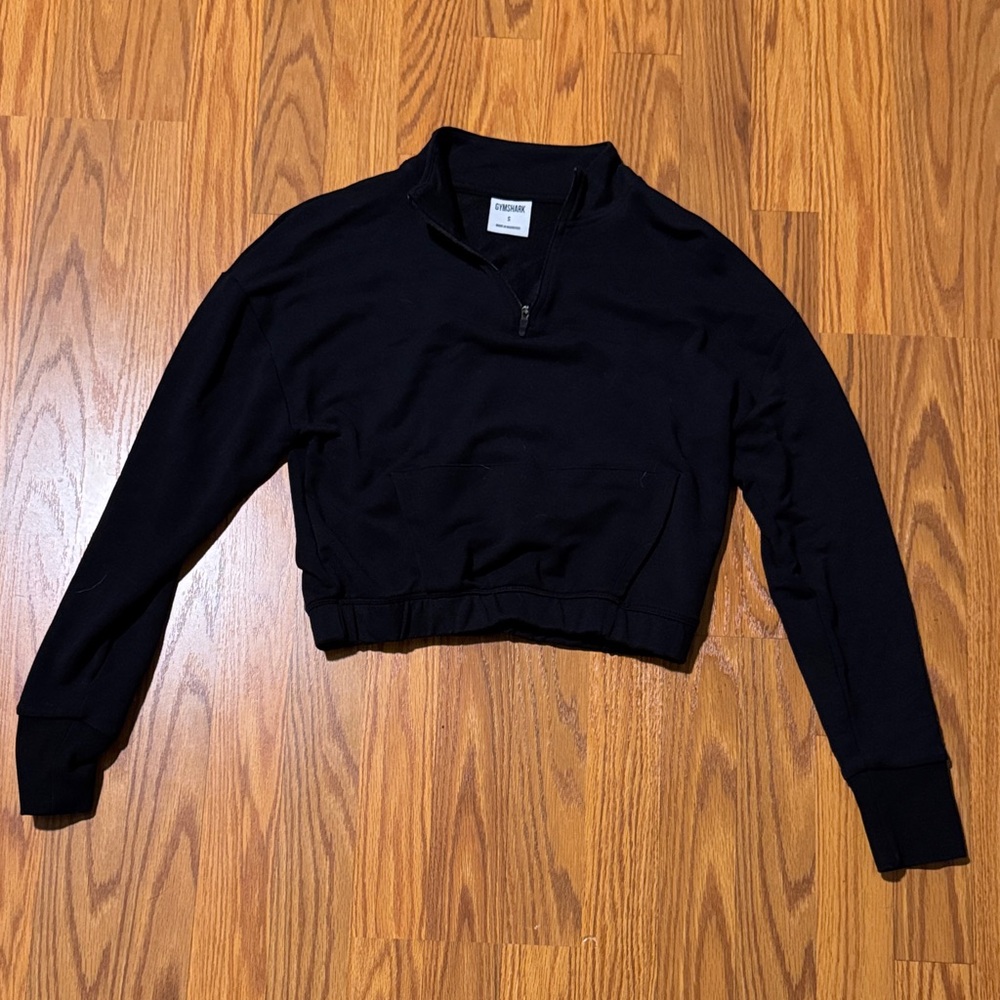 Gymshark Crop Quarter Zip Sweater